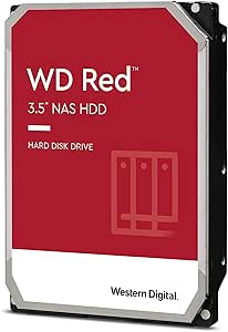 WD Rode 2 TB 3,5 inch NAS interne harde schijf, 5400 RPM, WD20EFAX