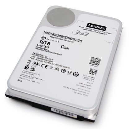 Seagate/Lenovo Exos X18 ST16000NM004J SHD7A84367 16TB 7.2K RPM SAS 12Gb/s 512e 3.5in Hard Drive