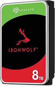 Seagate ST8000VN0022 IronWolf interne harde schijf IronWolf 8 TB zwart