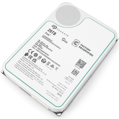 Seagate Exos ST20000NM002C 20TB 7.2K RPM SATA 6Gb/s 512e 3.5in Hard Drive