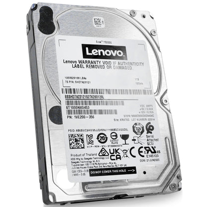 Seagate/Lenovo Exos 7E2000 ST1000NX0453 1TB 7.2K RPM SAS 12Gb/s 512n 2.5in Hard Drive