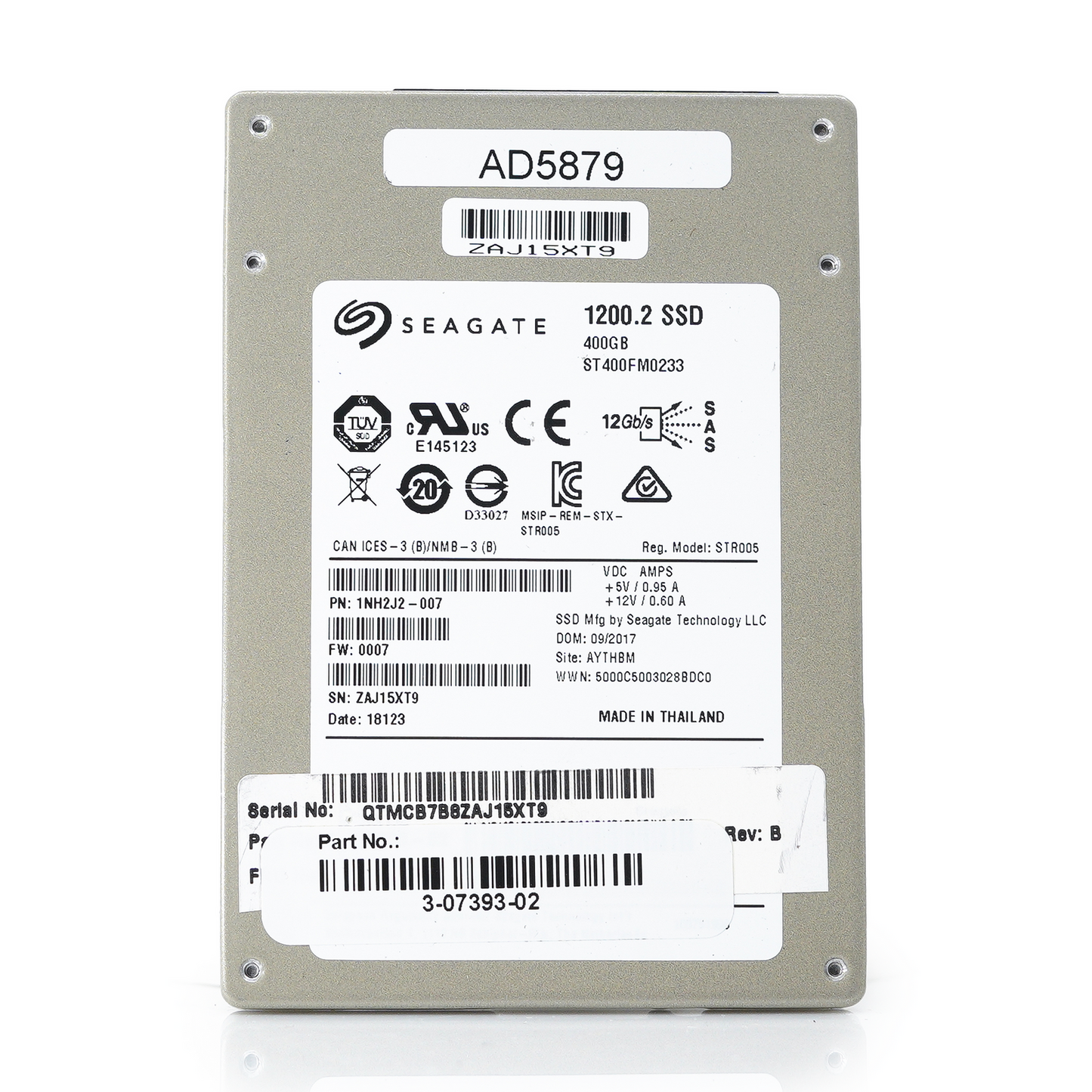 Seagate Nytro 1200.2 ST400FM0233 400GB SAS 12Gb/s 2.5" SSD