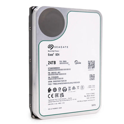 Seagate Exos ST24000NM000H 24TB 7.2K RPM SATA 6Gb/s 512e CMR 3.5in Harde schijf Seagate