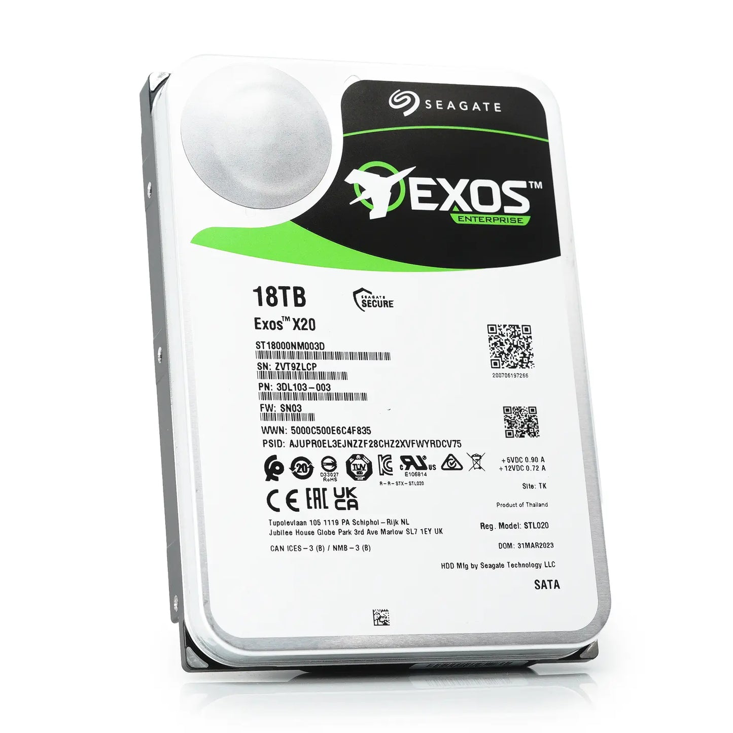 Seagate Exos 18TB Hard Disk ST18000NM003D Enterprise HDD