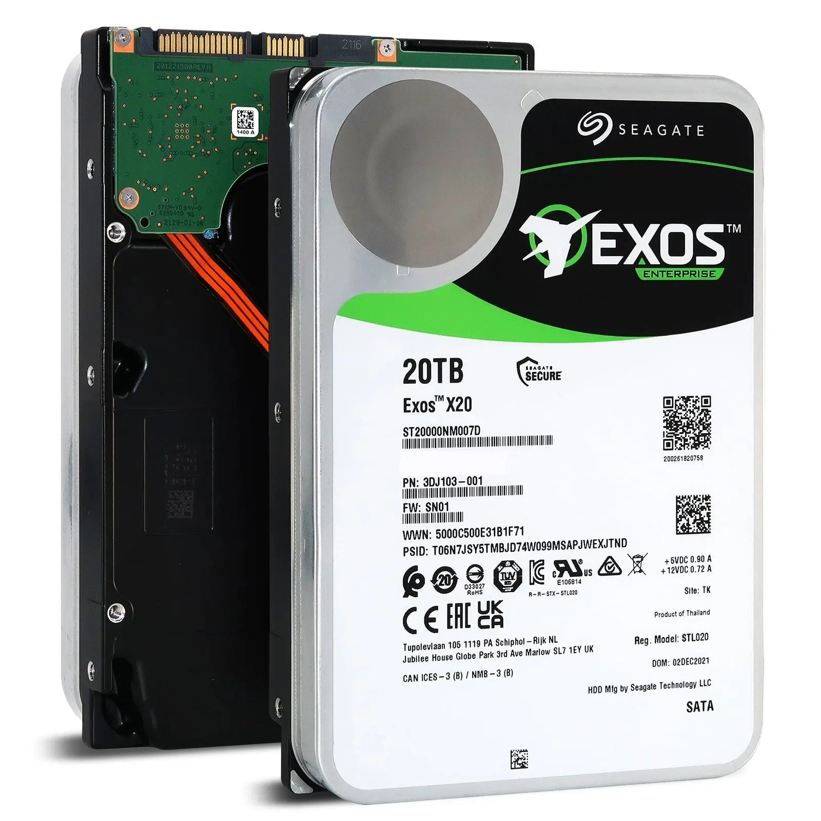 Seagate Exos X20 20TB HDD - Recertified HDD – recertifiedHDD